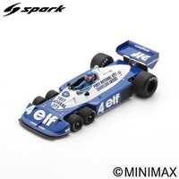 Spark 1/18 Tyrrell P34 No.4 3rd South African GP 1977 Patrick Depailler Diecast Car