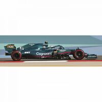 Spark 1/18 Aston Martin AMR21 - #5, Sebastian Vettel - Bahrain GP 2021 Diecast Car