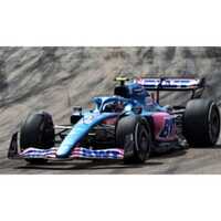 Spark 1/18 Alpine A522 No.31 BWT Alpine F1 Team - Miami GP 2022 - Esteban Ocon. With Acrylic Cover Resin Model