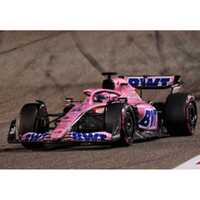 Spark 1/18 Alpine A522 No.14 BWT Alpine F1 Team - 9th Bahrain GP 2022 - Fernando Alonso Resin Car