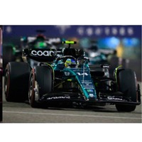 Spark 1/18 Aston Martin AMR23 No.14 Aston Martin Aramco Cognizant F1 Team - 3rd Bahrain GP 2023 - Fernando Alonso Diecast Car