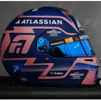 Spark 1/5 Williams Racing Alexander Albon 2025 Resin Model Helmet