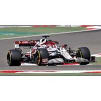 Spark 1/43 Alfa Romeo Racing ORLEN C41 - #7, Kimi Raikkonen - Bahrain GP 2021 Diecast Model Car