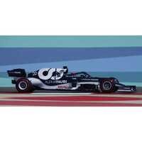 Spark 1/43 AlphaTauri AT02 - #22, Yuki Tsunoda - 9th Bahrain GP 2021 Diecast Model Car