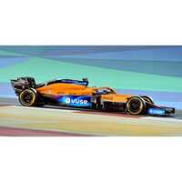 Spark 1/43 McLaren MCL35M - #3, Daniel Ricciardo - 7th Bahrain GP 2021 Diecast Model Car