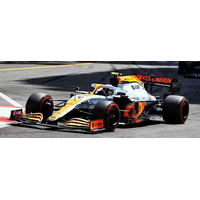 Spark 1/43 McLaren MCL35M - #4, Lando Norris - 3rd, Monaco GP 2021 With No.3 Board Diecast Car