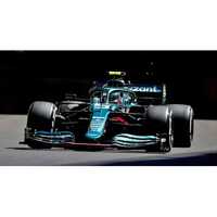 Spark 1/43 Aston Martin AMR21 - #5, Sebastian Vettel - 5th Monaco GP 2021 Diecast Car