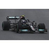 Spark 1/43 Mercedes-AMG Petronas Formula One Team No.77 W12 E Performance - Winner Turkish GP 2021 - Valtteri Bottas. With Pit Board Diecast