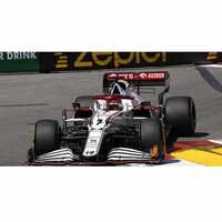Spark 1/43 Alfa Romeo Racing ORLEN C41 No.7 Alfa Romeo Sauber F1 Team - Abu Dhabi GP 2021 - Kimi Räikkönen