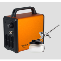 Sparmax ARISM Mini E.Orange with Max-3 Airbrush Combo