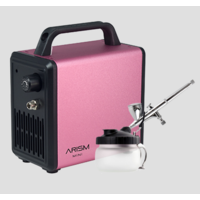 Sparmax ARISM Mini S.Pink with Max-3 Airbrush Combo