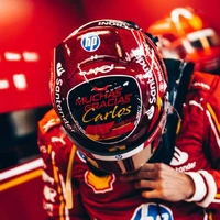 Spark 1/5 Charles Leclerc - Abu Dhabi GP 2024 Resin Model Helmet
