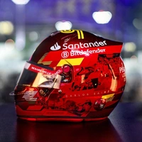Spark 1/5 Carlos Sainz - Abu Dhabi GP 2024 Resin Model Helmet