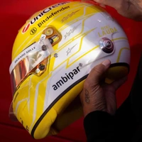 Spark 1/5 Lewis Hamilton Italian GP 2025 Resin Model Helmet