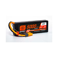 Spektrum 5000mAh 2S 7.4V 50c Smart G2 Hard Case LiPo Battery with IC5 Connector suit ProMoto