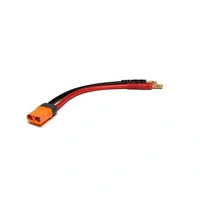 Spektrum IC5 Device Charge Lead 6inch, 10 AWG / 4mm Bullet