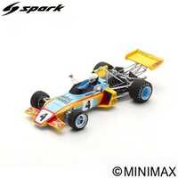 Spark 1/43 Brabham BT38 No.4 3e GP d'Albi F2 1972 Bob Wollek Diecast Car