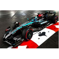 Spark 1/64 Mercedes-AMG PETRONAS Formula One Team No.63 F1 W15 E Performance Winner Las Vegas GP 2024 - George Russell Resin Model Car