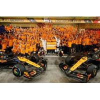 Spark 1/64 McLaren MCL38 No.4 & No.81 Constructor Champion F1 2024 - Lando Norris  & Oscar Piastri Resin Model Car
