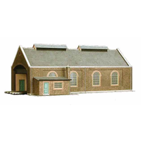 Superquick OO Two Road Locomotive Shed Card Kit