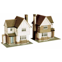 Superquick OO Two Detatched Houses Card Kit