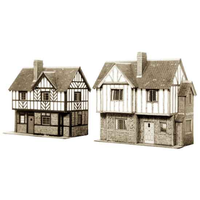Superquick OO Elizabethan Cottages Card Kit