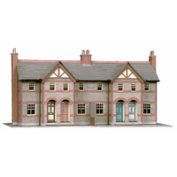 Superquick OO Four Terraced Cottages Card Kit