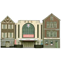 Superquick OO Cinema Post Office & Shop Card Kit