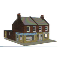 Superquick OO Redbrick Terrace Corner Card Kit