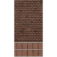 Superquick OO Red Roof Tiles Building Paper 6pkt