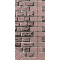 Superquick OO Red Sandstone Ashlar Walling 6 Sheets