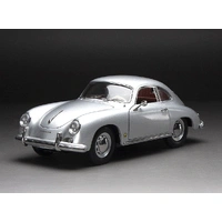 Sun Star 1/18 1957 Porsche 356A 1500 GS Carrera GT - Silver Metallic