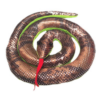 Sensory Sensations Brown Snake with Silver Spots 16cm – Sparkly Weighted Creatures –