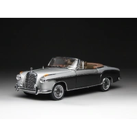 Sun Star 1/18 1960 Mercedes-Benz 220 SE Cabriolet - Grey / Dark Grey