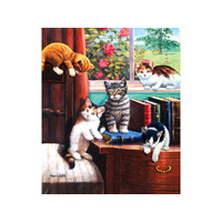 Suns Out 1000pc Playtime In The Study Jigsaw Puzzle