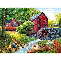 Suns Out 1000pc Playing Hookey at the Mill Jigsaw Puzzle