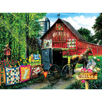 Suns Out 1000pc Amish Quilt Sale Jigsaw Puzzle