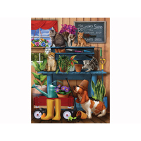 Suns Out 1000pc Trouble I/T Potting Shed Jigsaw Puzzle