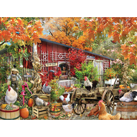 Suns Out 500pc Barnyard Chickens Jigsaw Puzzle