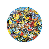 Suns Out 1000pc Butterflies In The Round Jigsaw Puzzle