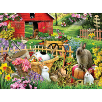 Suns Out 500pc Garden Bunnies Jigsaw Puzzle