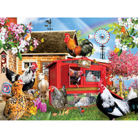 Suns Out 1000pc Chicken Coop Jigsaw Puzzle