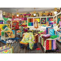 Suns Out 500pc Sewing Store Companions Jigsaw Puzzle