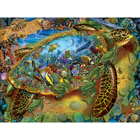 Suns Out 1000pc Sea Turtle World Jigsaw Puzzle