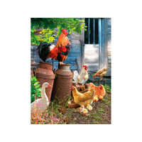 Suns Out 1000pc Hen Run Jigsaw Puzzle