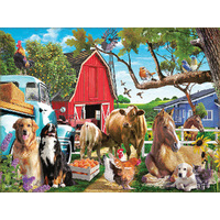 Suns Out 1000pc Gathering In The Farmyard Jigsaw Puzzle