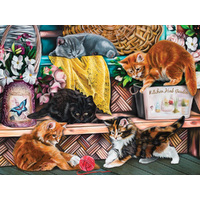 Suns Out 1000pc Playful Kittens Jigsaw Puzzle