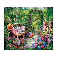 Suns Out 1000pc Kim's Garden Jigsaw Puzzle