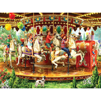 Suns Out 1000pc Carousel Ride Jigsaw Puzzle