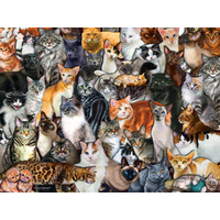 Suns Out 300pc Cat Collage XL Jigsaw Puzzle